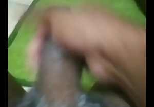 Jamaican teen jerking off with lotion