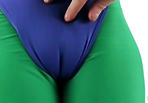 Through-and-through ASS BABE and Sexy CAMELTOE In Tight 80'_s Spandex!