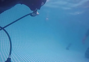 Underwater latex sex
