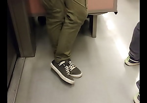 Male Bulge in greek  train