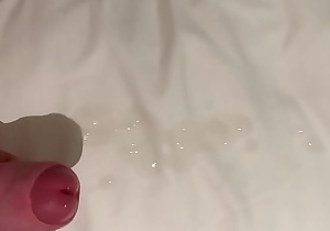 Friend dared me to cum on hotel pillow