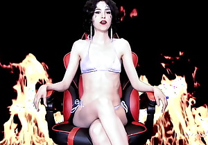 Goddess worship Sweet Lucifer femdom findom mistress bikini topless