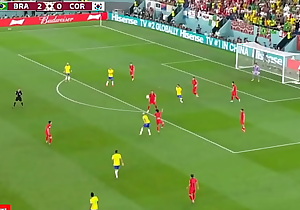 Brasil fodendo a Coreia do Sul de goleada (melhores momentos)