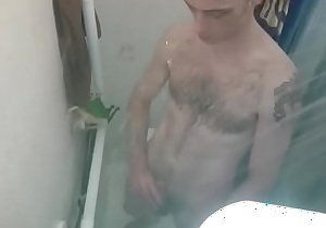 Piss Blasting Squirt Fun, Peeing in Shower.  I want YOU to Drink it!