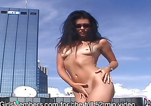 Monica Is Naked And Carefree In Downtown Tampa