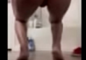 Ebony Slut Dancing After Shower