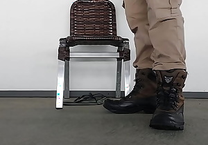 PUTTING ON THE MILITARY BOOT - ACR (OLD BOOT)