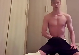 Russian boy masturbates