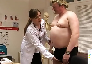 British cfnm nurses wanking silk-stocking load of shit in doctors office