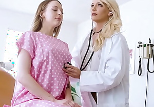 Teen getting finger by doctor lesbian