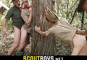 Teens and padre scout masters hardcore careless threesome gone away from centre of the trees-SCOUTBOYS NET