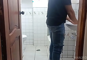 My Stepsister shows me what she learned with her new boyfriend. She comes to the bathroom to take my dick out. She sucks and swa