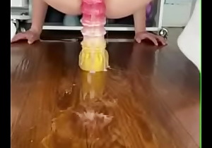 big dildo and bright squirt