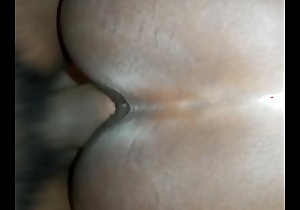 Girl ass white from squirting
