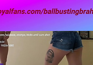 86 - Mistress Jinx ballbusting - I can pop your balls easily!