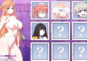 Waifu Hub [Hentai parody game PornPlay ] Ep.5 Asuna Porn Couch casting - she loves to cheat on her boyfriend while doing anal sex