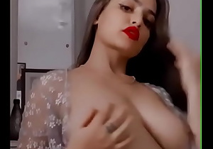Indian Insta girl sassy poonam showing her big boobs on cam