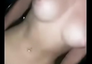 skinny girl with firm tits rides dick