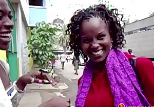 Horny Kenyan Lesbian College Friends Meet Up To Fuck!