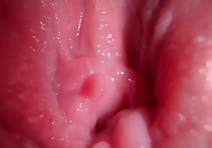 Extremely close up pussy spread and dirty talk