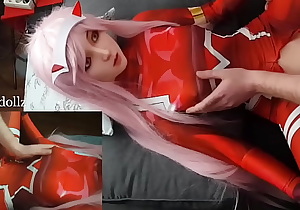 Fucking Zero Two sex doll until I cum deep inside of her delicious pussy